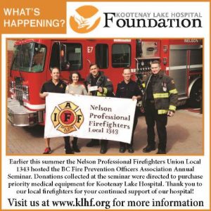 Nelson Fire Department – KLHF – Kootenay Lake Hospital Foundation